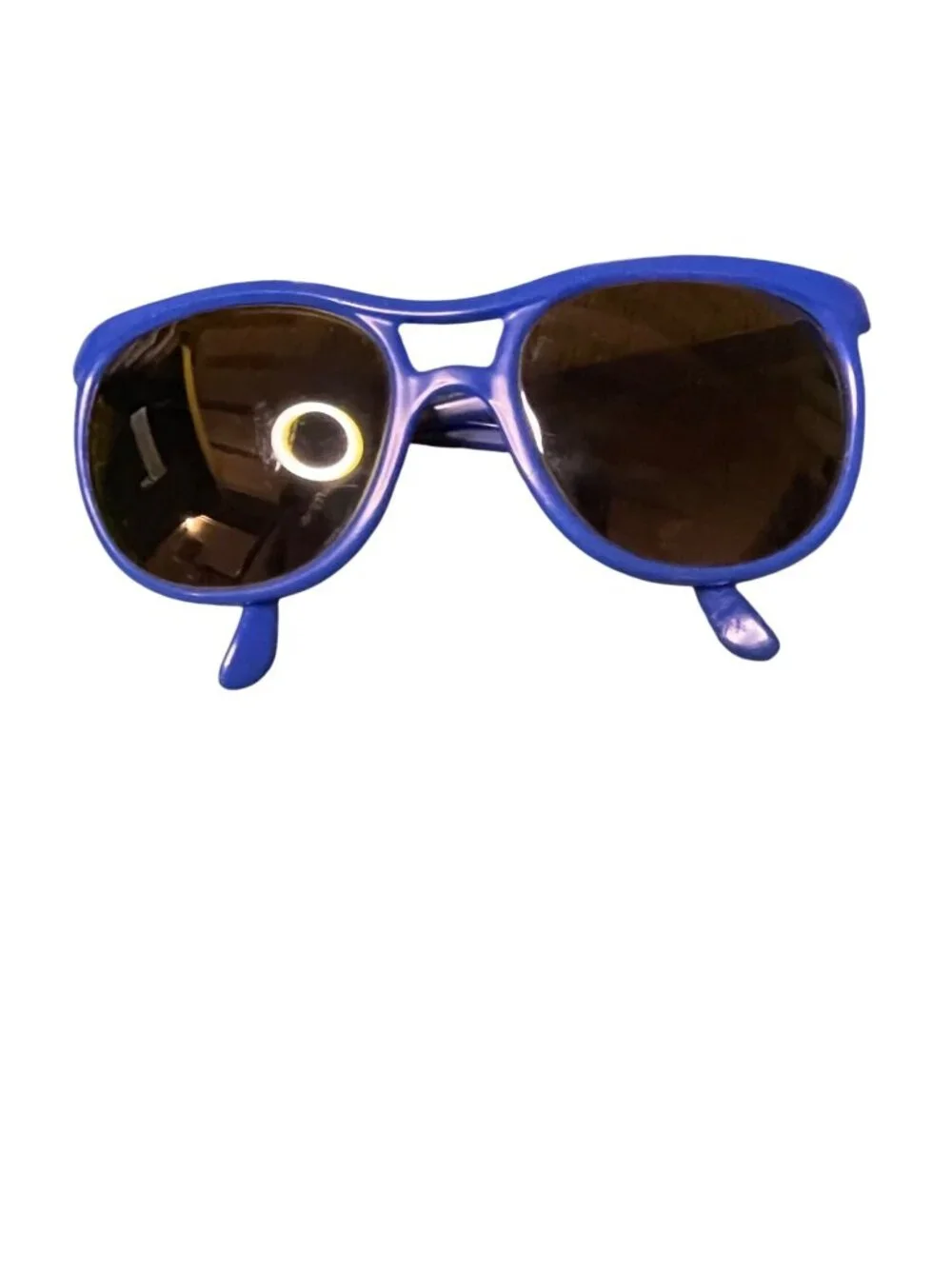 Vuarnet Blue Aviator Sunglasses With Brown Lenses Made In France Unisex